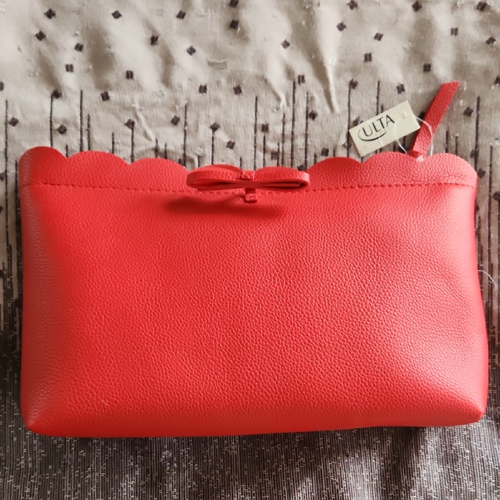 Ulta Beauty Vibrant Red Clutch